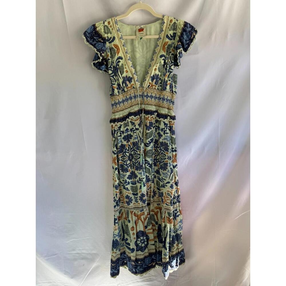 FARM Rio Ocean Tapestry Dress Size M - Picture 3 of 5